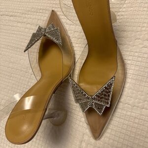 Tony Bianco Laos Heel in Clear Vinylite - size 8.5